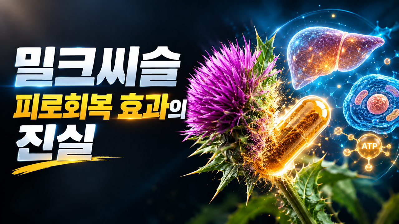 밀크씨슬 실리마린 간 기능 및 피로회복 효능 분석